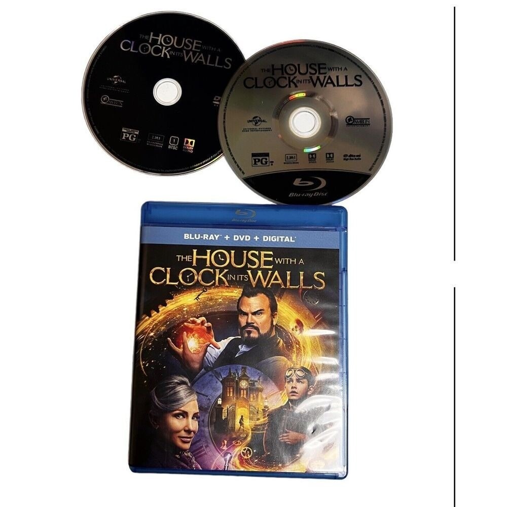 The House with a Clock in Its Walls Blu-ray‎ DVD Jack Black Cate Blanchett